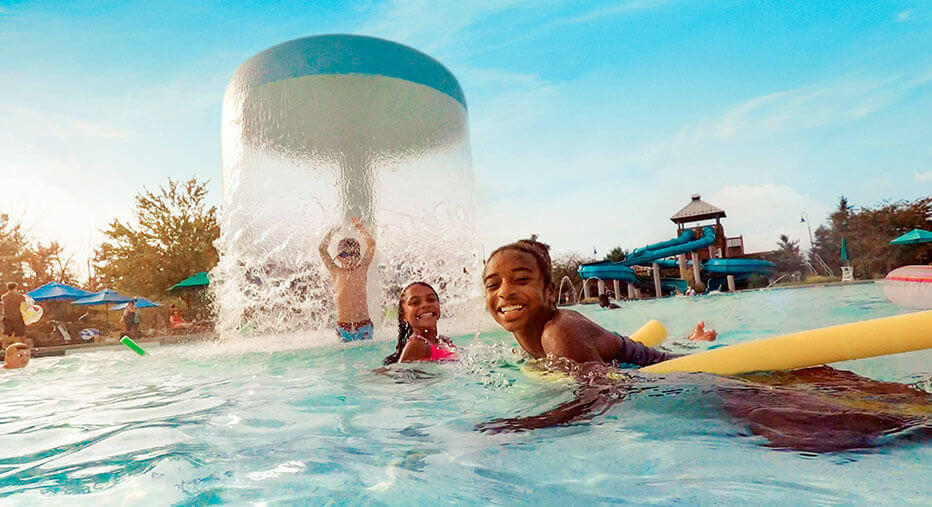 Kids enjoying the pool at The Hotel Hershey